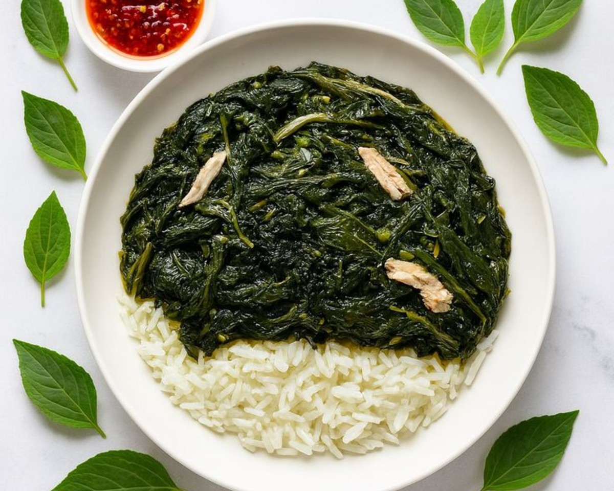Molokhiyya (Jute Leaf Stew)