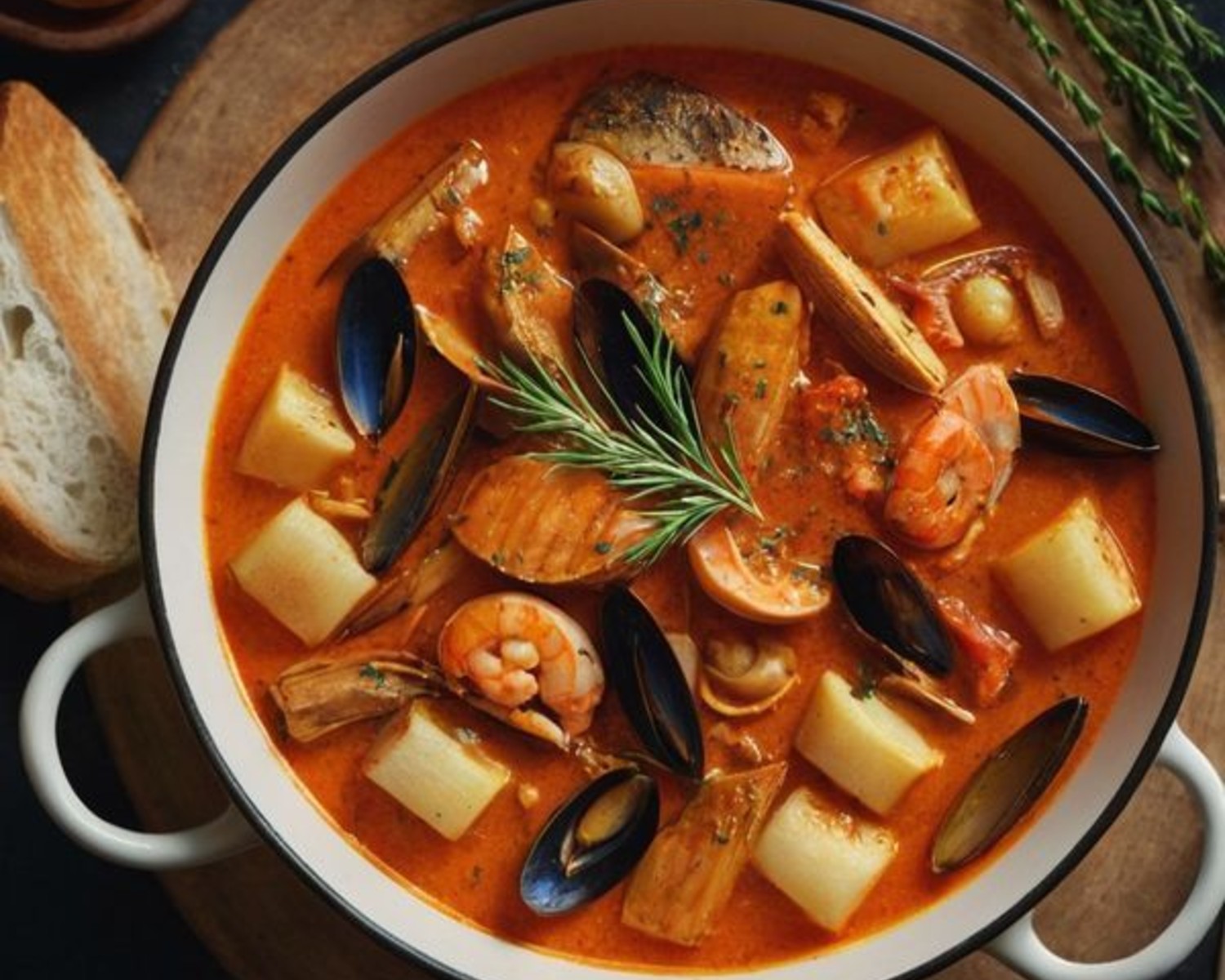 Bouyon Bred (Fish Soup)